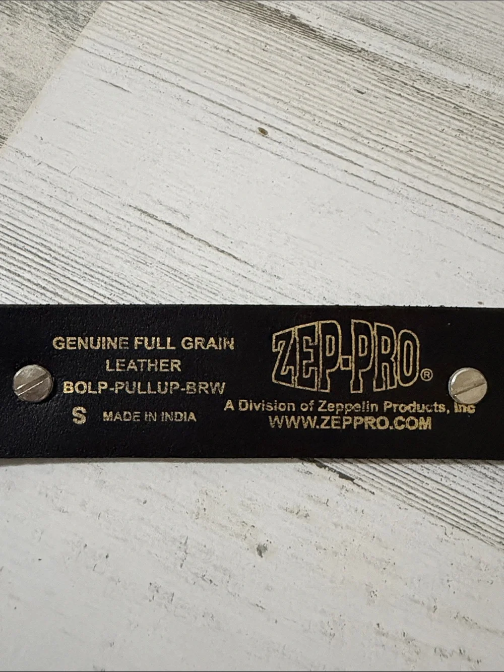Zep -Pro Ole Miss Kids Brown Leather Belt Size Small.  New